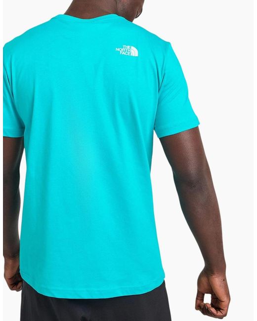 The North Face Blue T-Shirt Cotton Tee for men