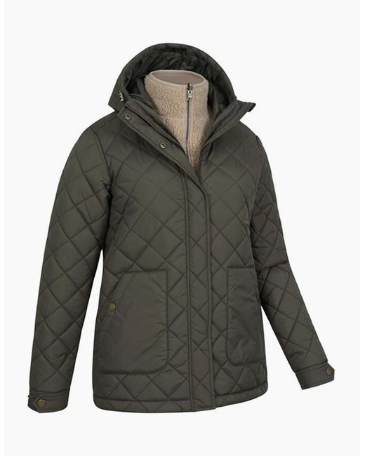 Mountain Warehouse Green Ladies Nebraskan Borg 3