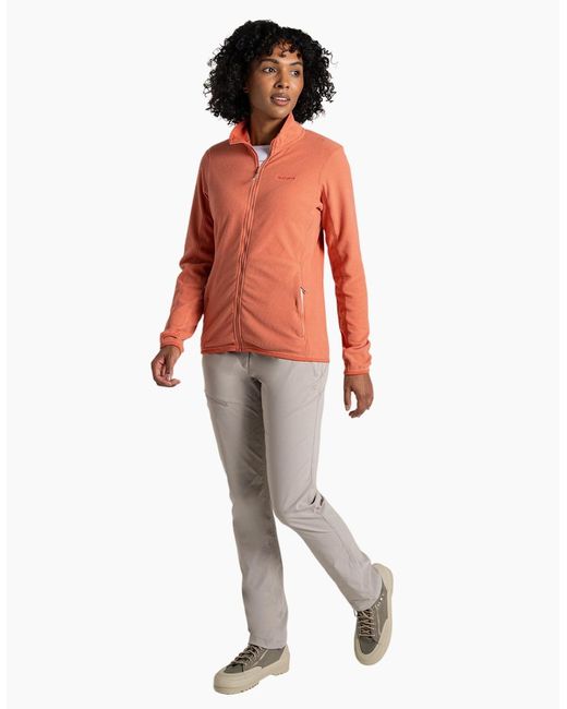 Craghoppers Orange Ladies Anya Nosilife Fleece Jacket