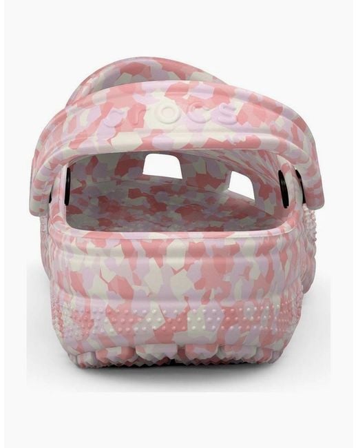 CROCSTM Pink Classic Confetti Thermoplastic Milk/Mulit Clogs