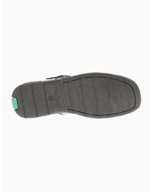 Kickers Black Shoes Work School Fragma T Bar Buckle Uk Size