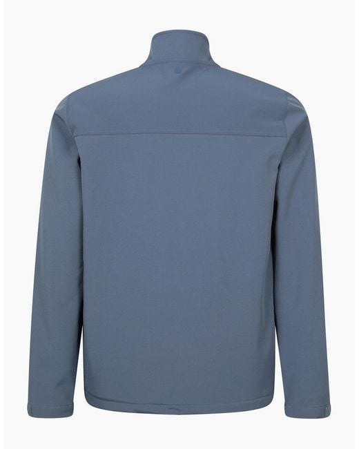 Mountain Warehouse Blue Grasmere Water Resistant Soft Shell Jacket for men