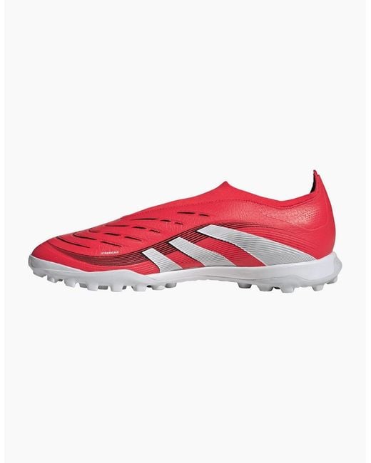 Adidas Red League Laceless Astro Turf Football Boots for men