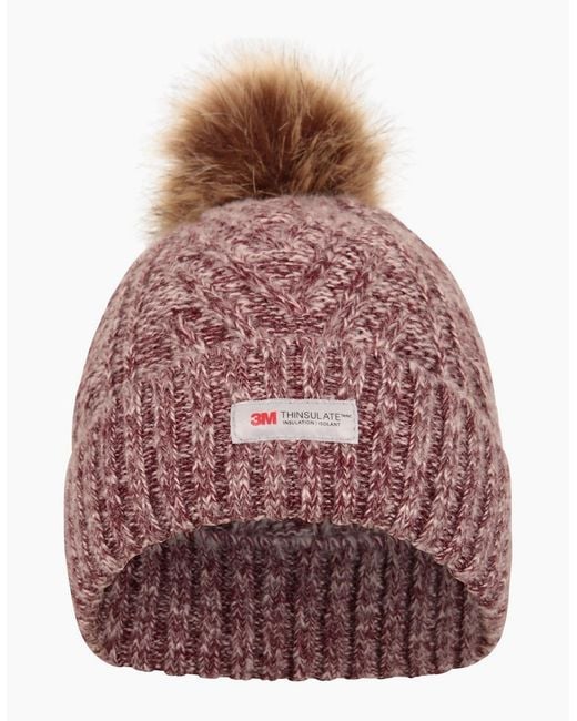 Mountain Warehouse Red Ladies Thinsulate Beanie
