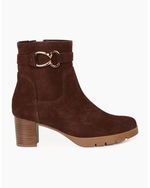 Gabor Brown Emilia Ankle Boots