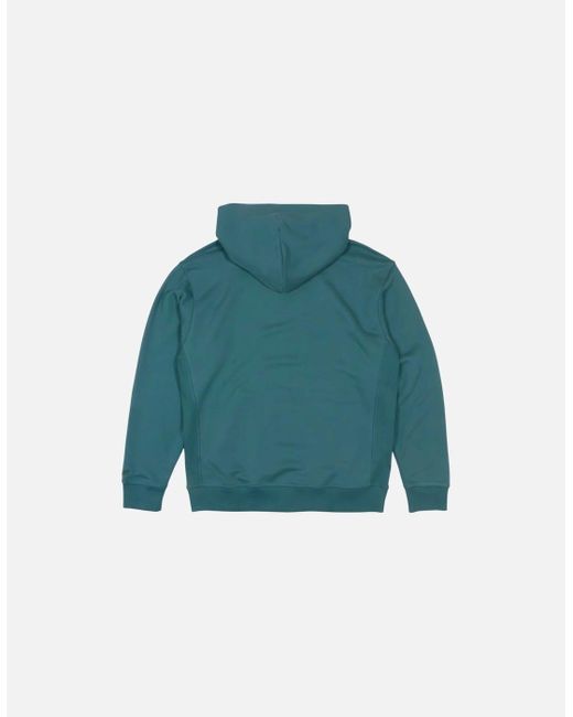 New Balance Blue French Terry Hooded Sweatshirt for men