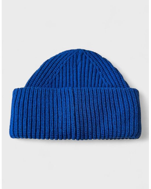 COACH Blue Patch Beanie True for men