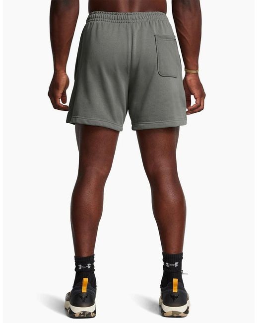 Under Armour Gray Project Rock Heavyweight Bermuda Shorts for men