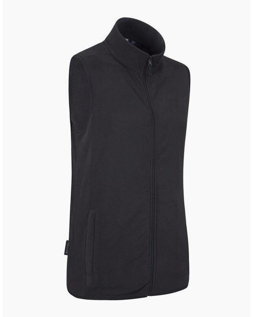 Mountain Warehouse Black Alder Microfleece Gilet for men
