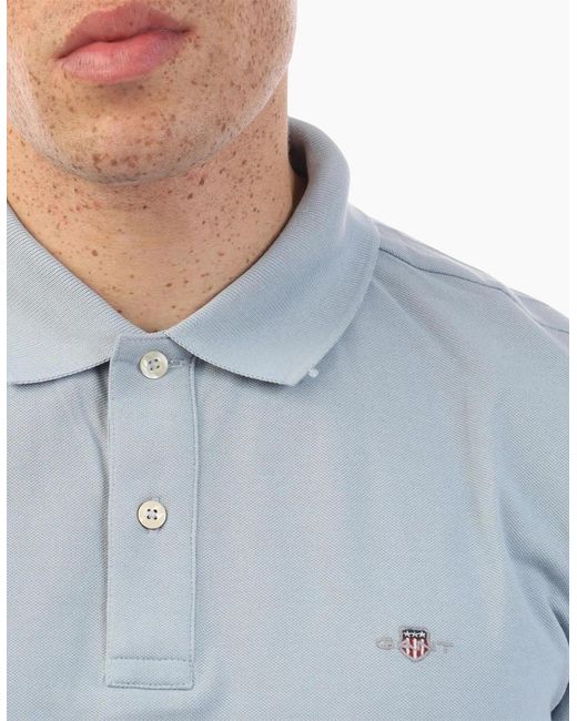 Gant Blue Polo Shirt Golf Polo Tennis Top for men