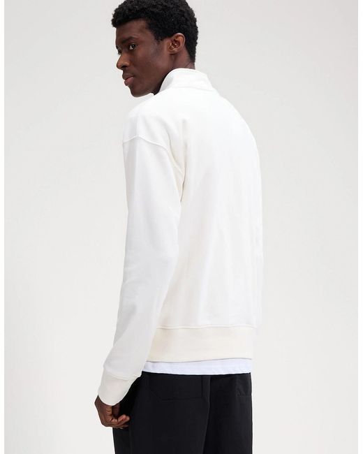 Ellesse Natural Arivalo 1/4 Zip Top for men