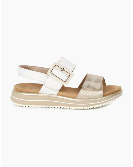 Remonte White Manila Sandals