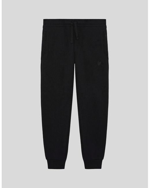 Lyle & Scott Black Heavy Weight Relaxed Joggers for men