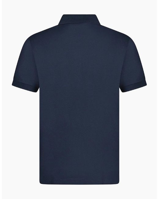 Burberry Blue Hartford Polo Shirt for men