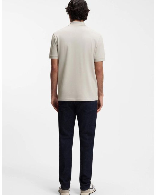 Boss White Boss Passerzip Polo Shirt 070 Open for men