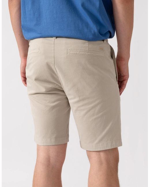Boss Natural Boss Slim Fit Chino Shorts for men