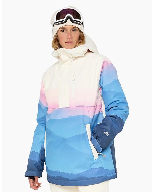 Rip Curl Blue Rip Curl Anorak Anti Series Ski Jacket