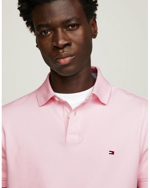 Tommy Hilfiger Pink 1985 Regular Fit Polo for men