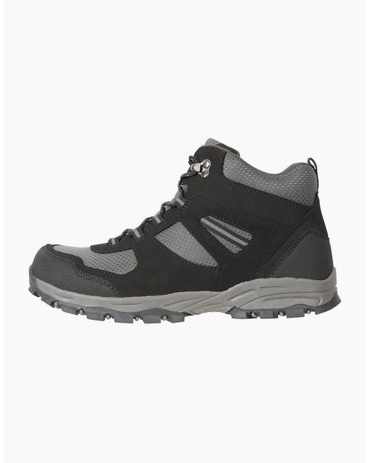 Mountain Warehouse Black Ladies Mcleod Wide Walking Boots