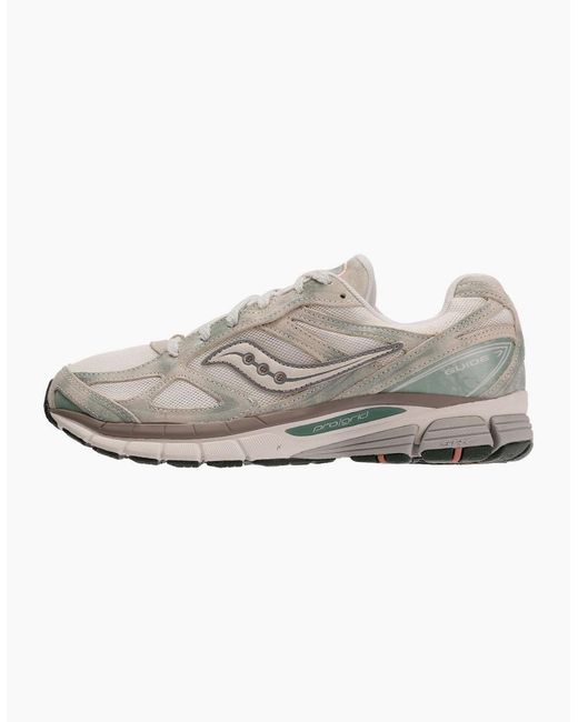 Saucony White Progrid Guide 7/Verde Trainers