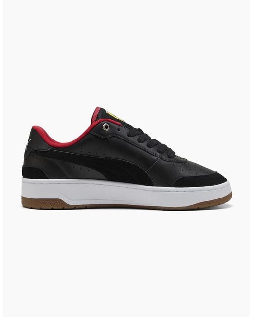 PUMA Black Ferrari Ca Match Low Top Trainers for men