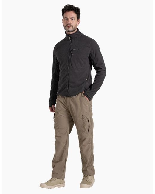 Craghoppers Black Iii Nosilife Cargo Trousers for men