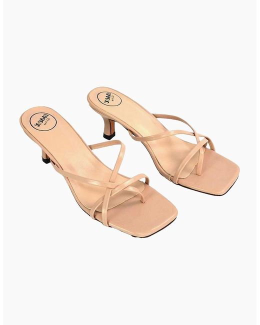 XY London Pink Ladies Dream Kitten Heel Mules