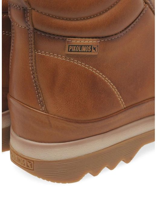 Pikolinos Brown Vigo Ankle Boots