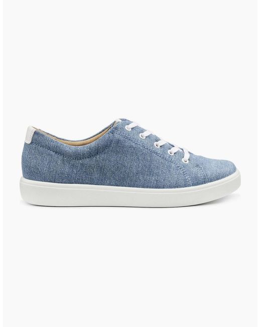 Hotter Blue Molly Canvas Shoes