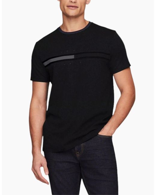 Tommy Hilfiger Gray T Shirts Crew Neck Regular Fit Cotton Tino Tee for men