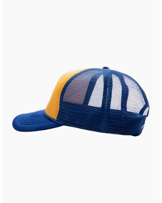 GALLERY DEPT. Blue Logo Trucker Cap for men