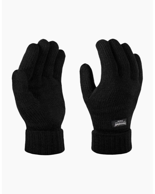 Regatta Black Professional Hat And Gloves Set for men
