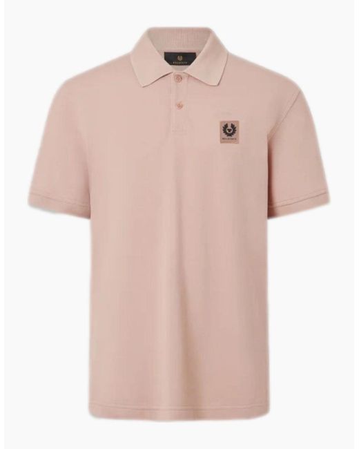 Belstaff Pink Polo Shirt Dusk for men