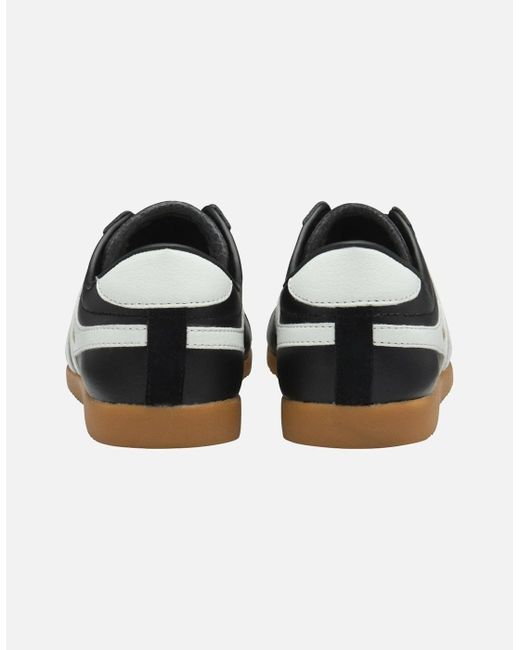 Gola Black Bullet Leather Trainers