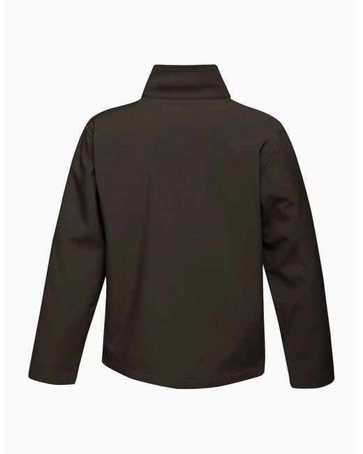 Regatta Black Standout Ablaze Printable Softshell Jacket for men