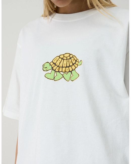 Gramicci White Turtle T-Shirt for men