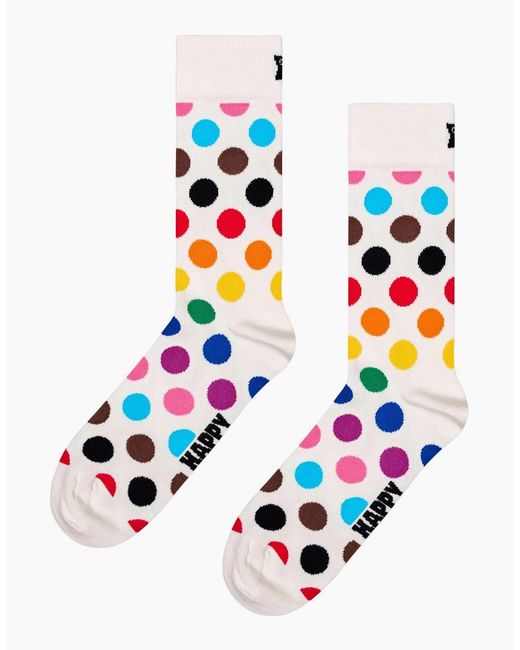 Happy Socks White 2-Pack Pride Socks Gift Box