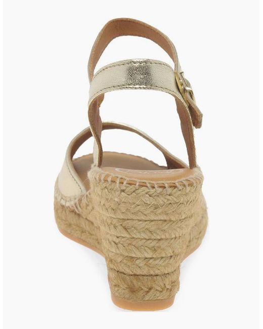 Toni Pons Metallic Sia-P Wedge Heel Espadrille Sandals