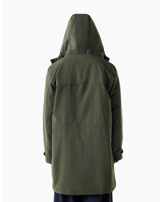 Hunter Green Lightweight Waterproof Rain Parkas for men