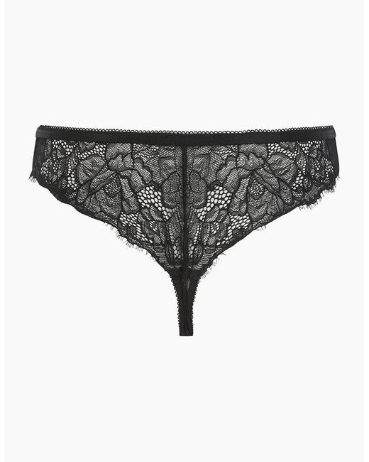 Ted Baker Gray Etta Floral Patterned Thong