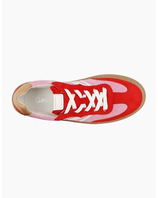 Gabor Red Dahma Trainers