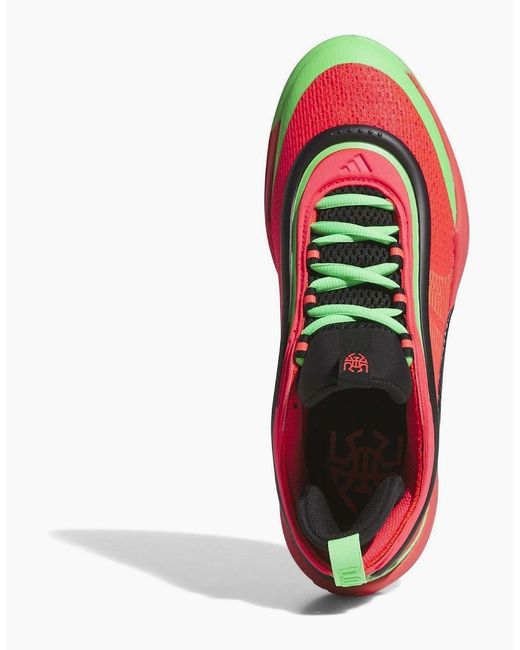 Adidas Red Don Issue 6 Low Top Lace-Up Sneakers for men