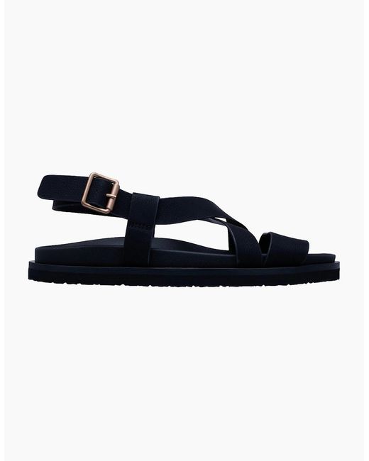 Roxy Black Zaho Crossed Sandals