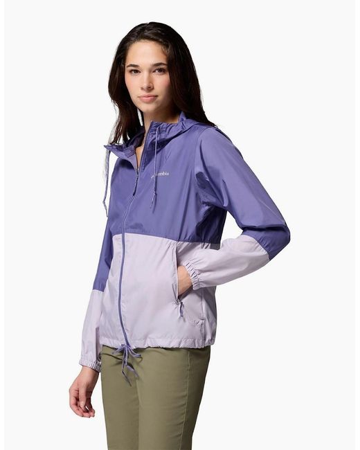 Columbia Purple Flash Forward Ii Windbreaker Jackets