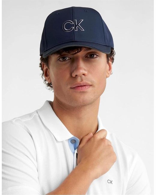 Calvin Klein Blue G Curved Brim Dad Cap for men