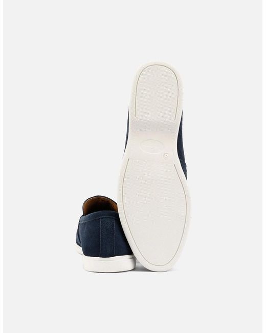 Ben Sherman Blue Amarillo Suede Loafers for men