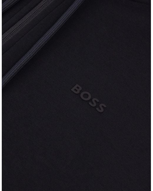 Boss Black Saggy Zip Up Track Hoody 001 for men