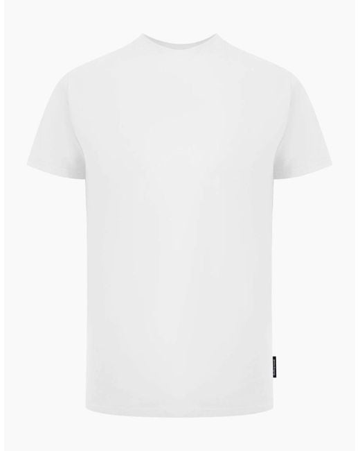 Palm Angels White Flag Logo T-Shirt
