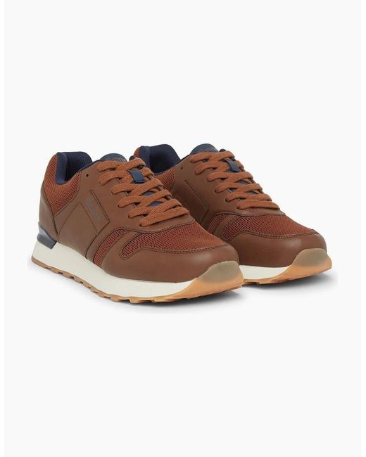 Bench Brown Valence Lace-Up Trainers for men