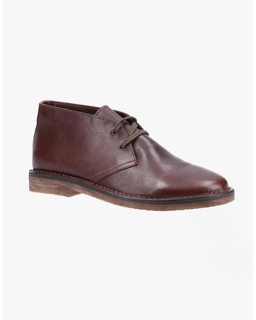 Hush Puppies Brown Samuel Chukka Boots for men
